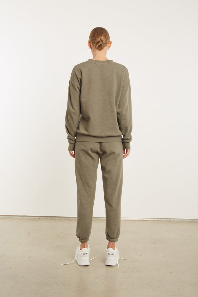 Pants SPRWMN Heart Sweatpant in Moss Sprwmn