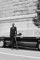 DRESSES/JUMPSUITS Ambretta Combo Blazer Dress in Black Simkhai