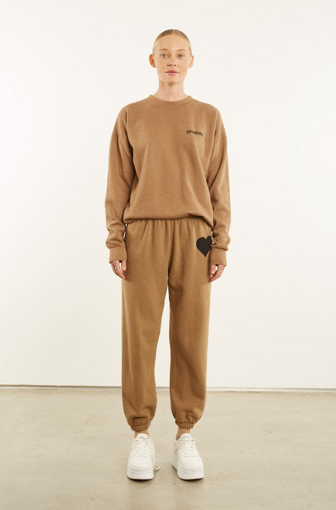 Pants SPRWMN Heart Sweatpant in Camel Sprwmn