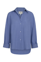 BLOUSES/SHIRTS/TOPS Next Morning Shirt in White and Navy TWP