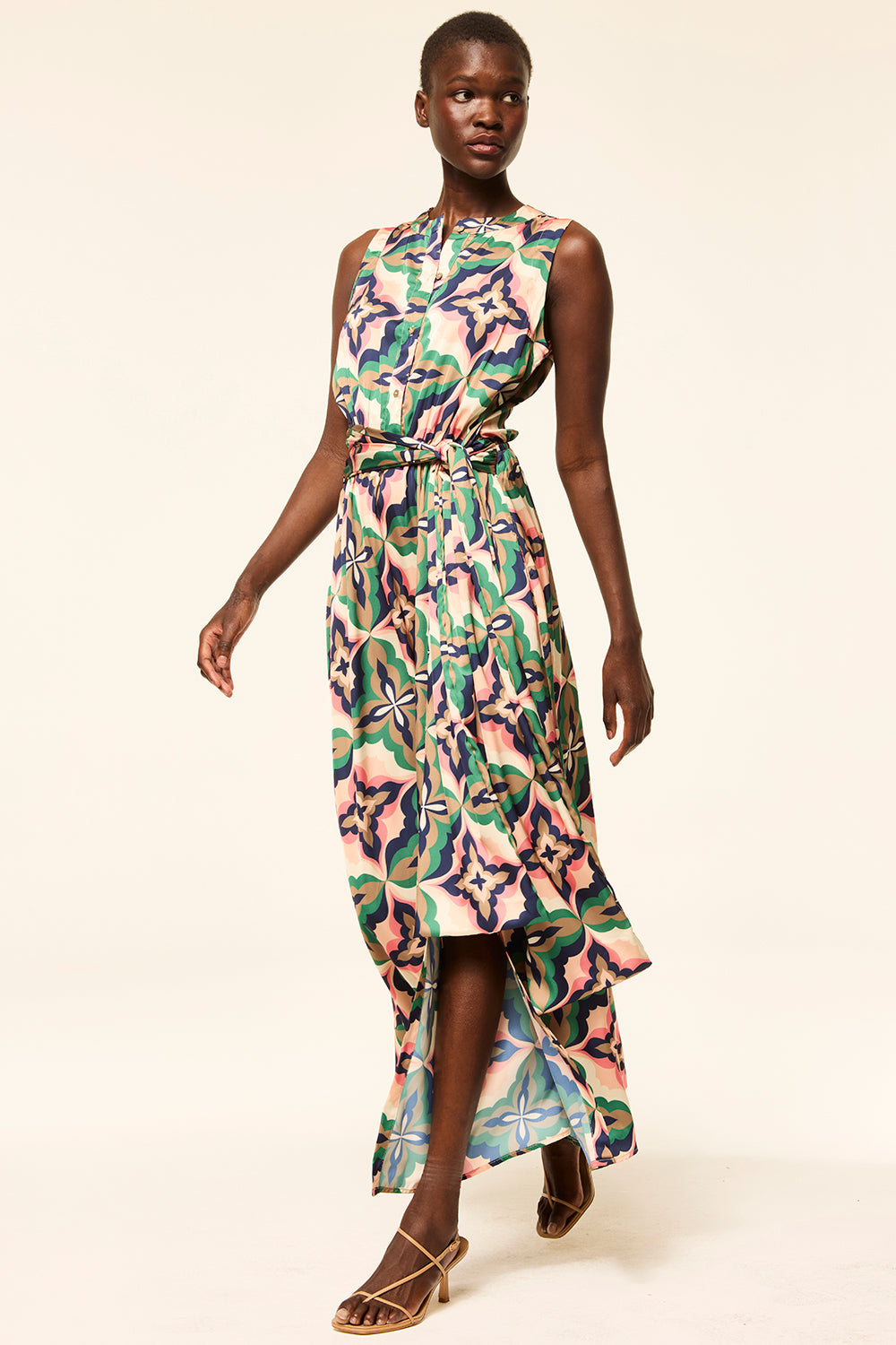 DRESSES/JUMPSUITS Anabella Dress in Prismatic Misa