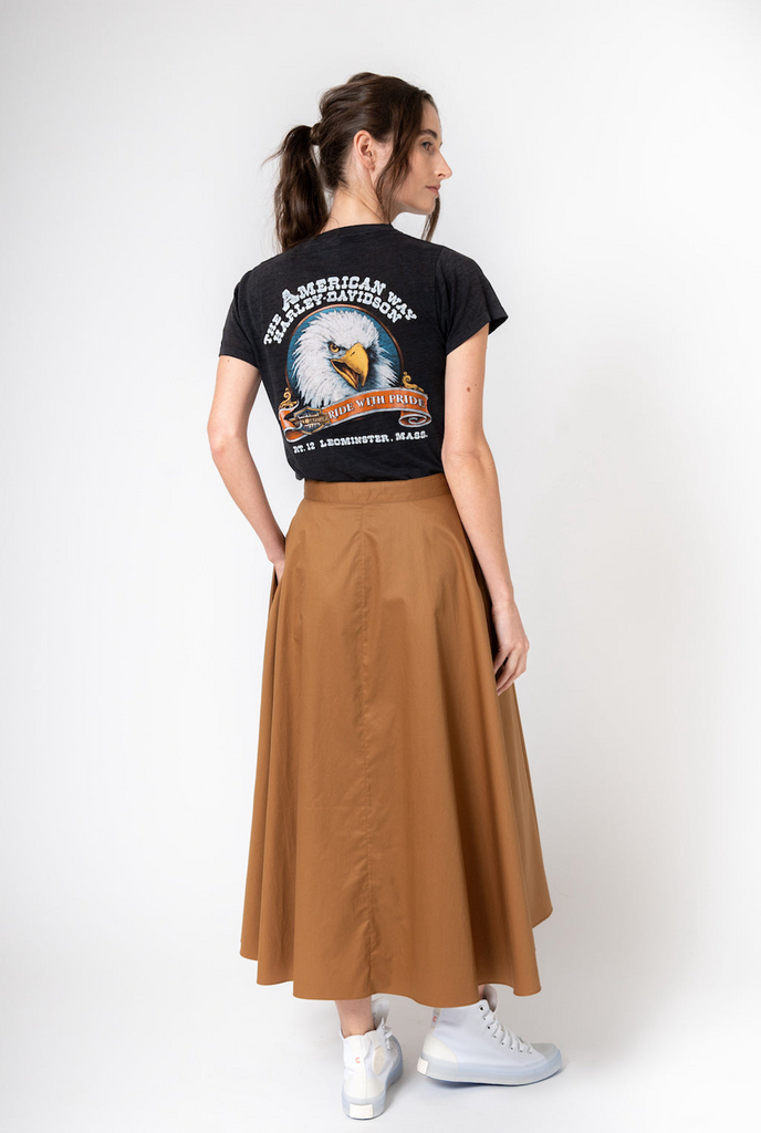 Skirts Grammar Feminine Skirt in Gold Grammar