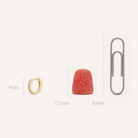 JEWELRY DRD Mini Huggies in Yellow Gold Dana Rebecca