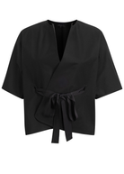 COATS/JACKET Heavy Cotton Jacket in Black Louiza Babouryan