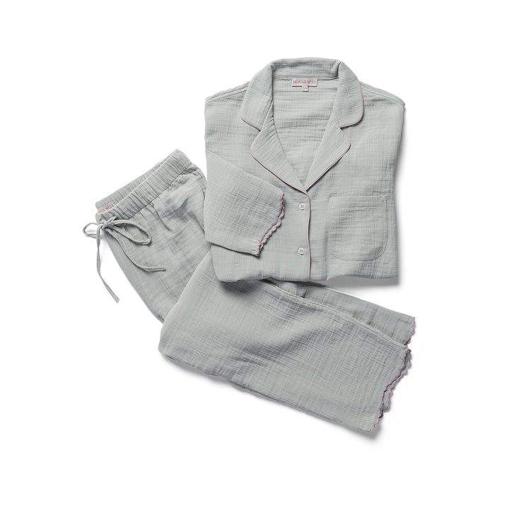 LINGERIE/PJ/SWIM Alaia Long PJ Set in Sage House No. 23