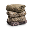 HOME DECOR Sherpa Cottage Blanket in Moss Floral House No. 23