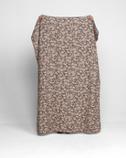 HOME DECOR Sherpa Cottage Blanket in Anthracite Floral House No. 23