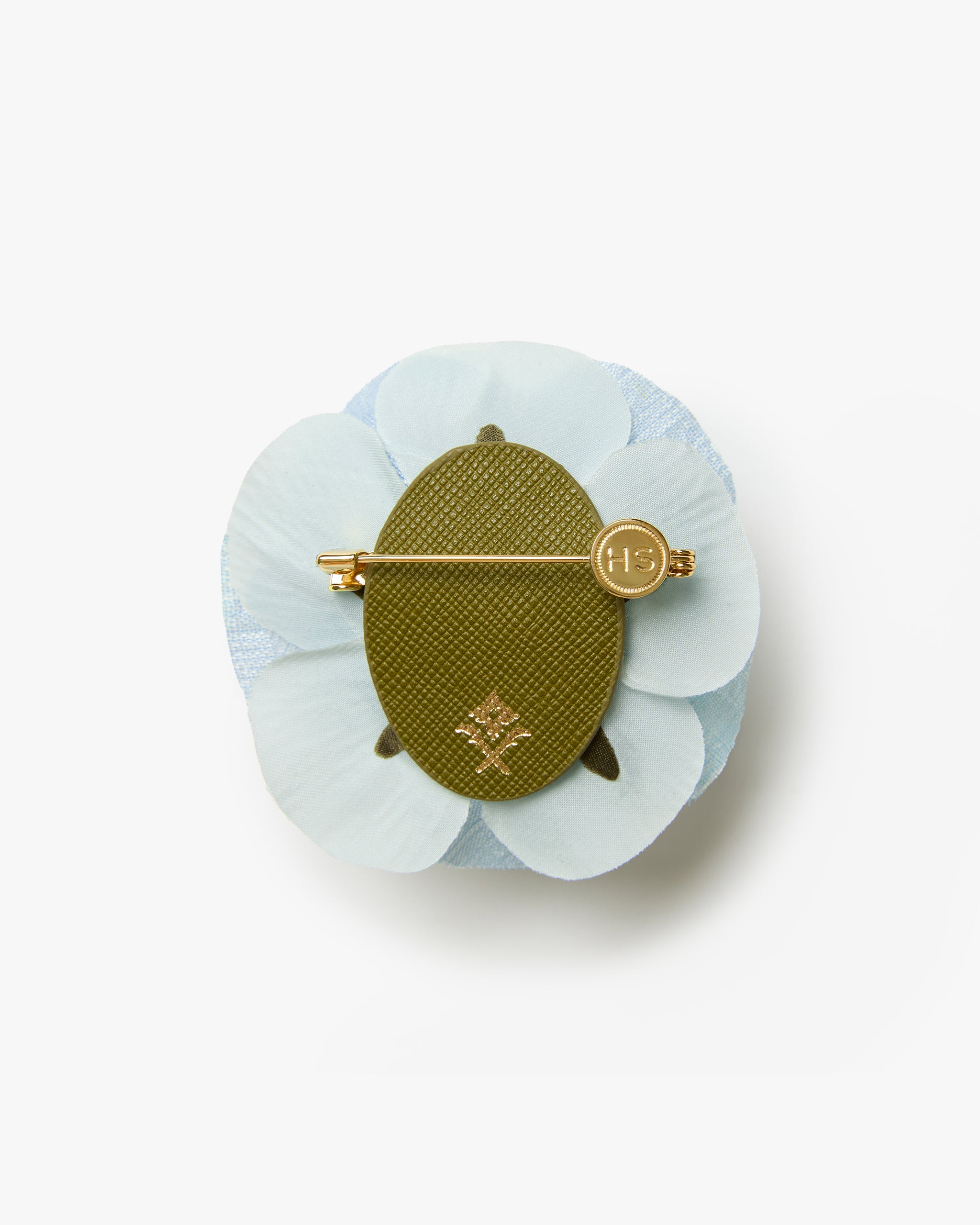 ACCESSORIES Pale Blue Anenome Pin Helena Simon