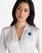 ACCESSORIES Pale Blue Anenome Pin Helena Simon