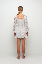 DRESSES/JUMPSUITS Hana Lace Mini Dress in Ivory Simkhai