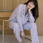 LINGERIE/PJ/SWIM Alaia Long PJ Set in Lilac House No. 23