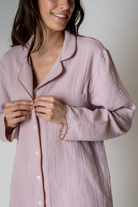 LINGERIE/PJ/SWIM Alaia Long PJ Set in Lilac House No. 23