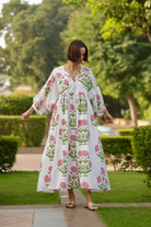 DRESSES/JUMPSUITS Taj Maxi Dress in Pink Flower Maison Marigold