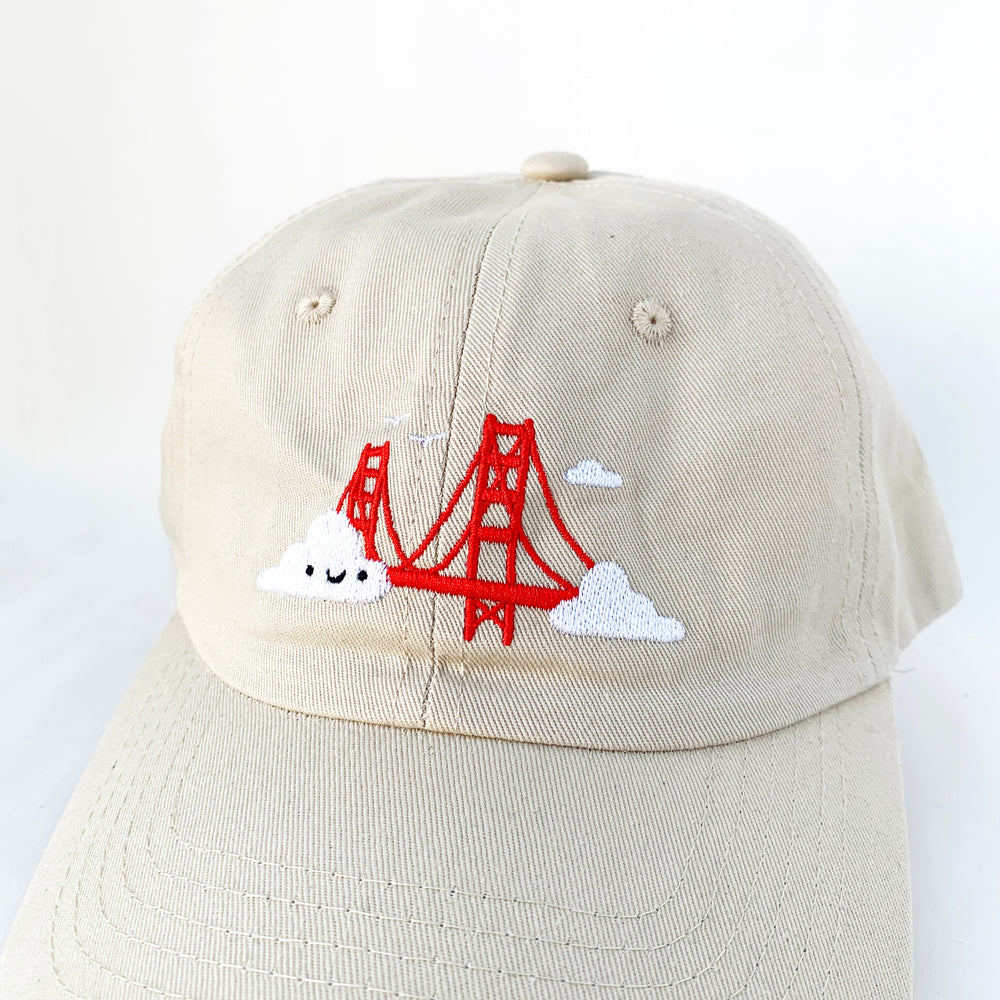HATS Golden Gate Bridge Cap in Beige Maison Chanamon