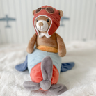 CHILDREN'S ACCESSORIES Pilot Bear and Plane Mon Ami