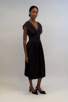DRESSES/JUMPSUITS In Full Bloom Dress in Espresso Rosie Assoulin