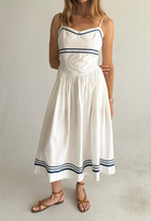 DRESSES/JUMPSUITS Florencia Dress in White Ciao Lucia