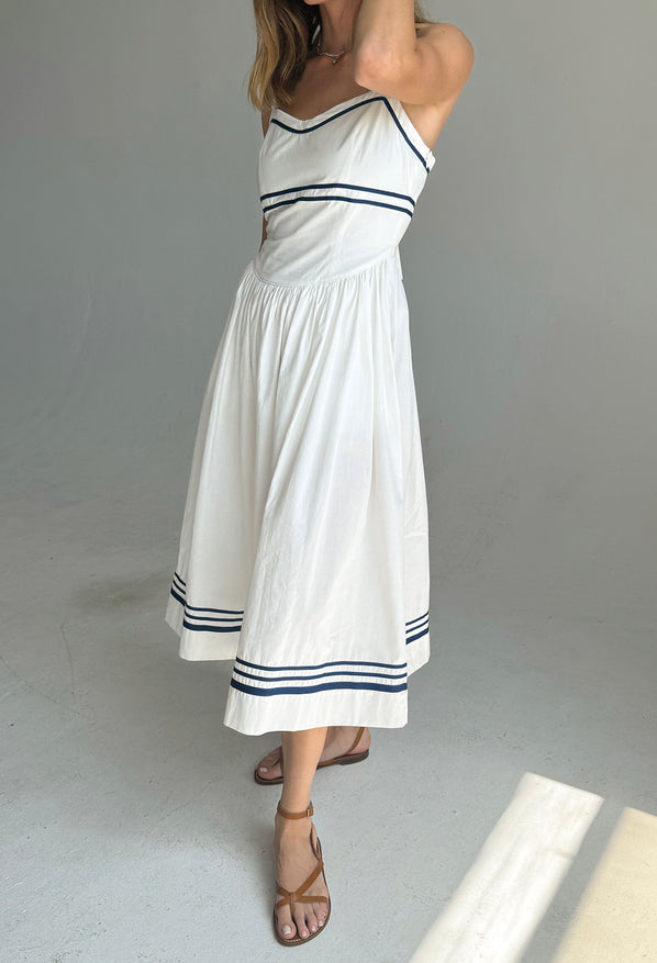 DRESSES/JUMPSUITS Florencia Dress in White Ciao Lucia