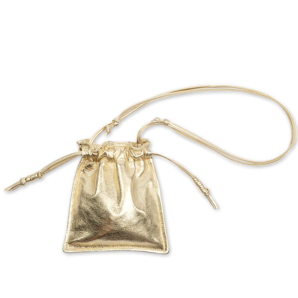 Handbags Lemiz Bowie Handbag in Gold Lemiz