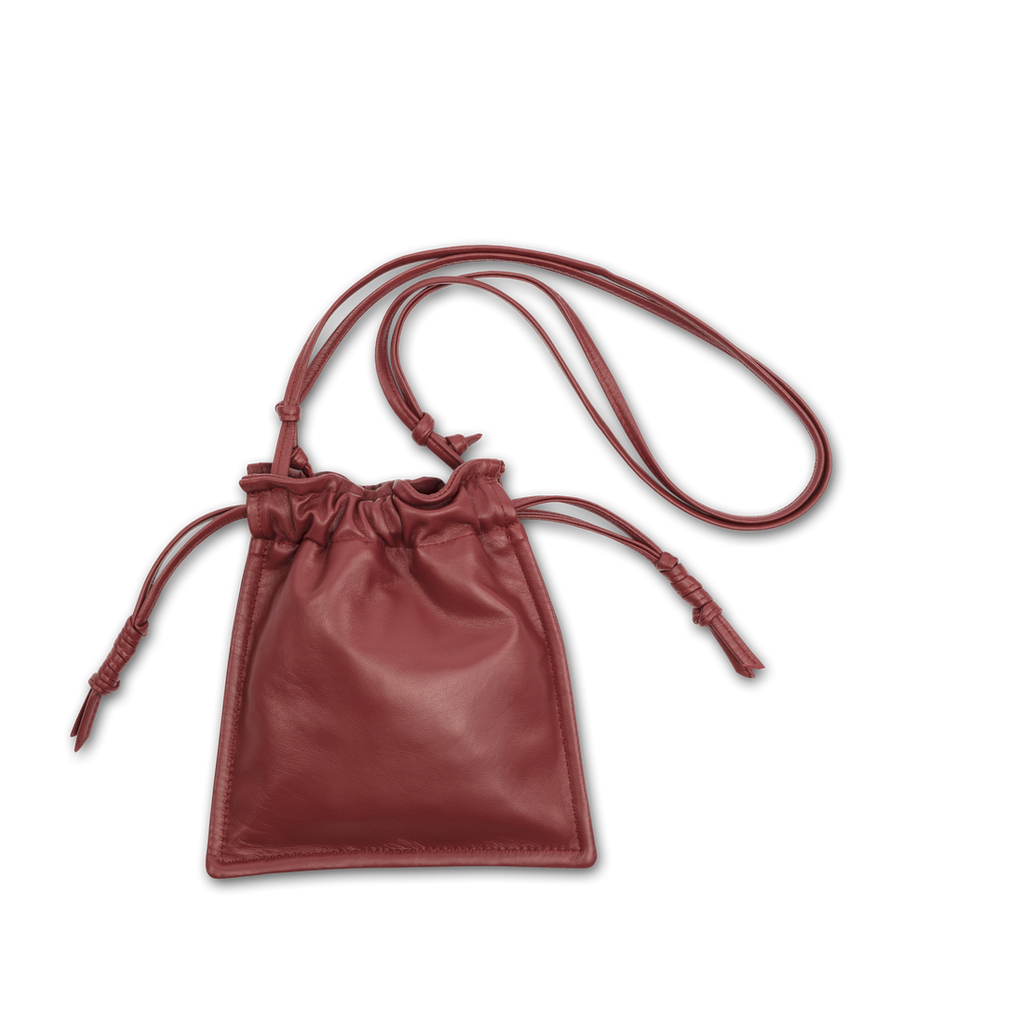 Handbags Lemiz Bowie Handbag in Mulberry Lemiz