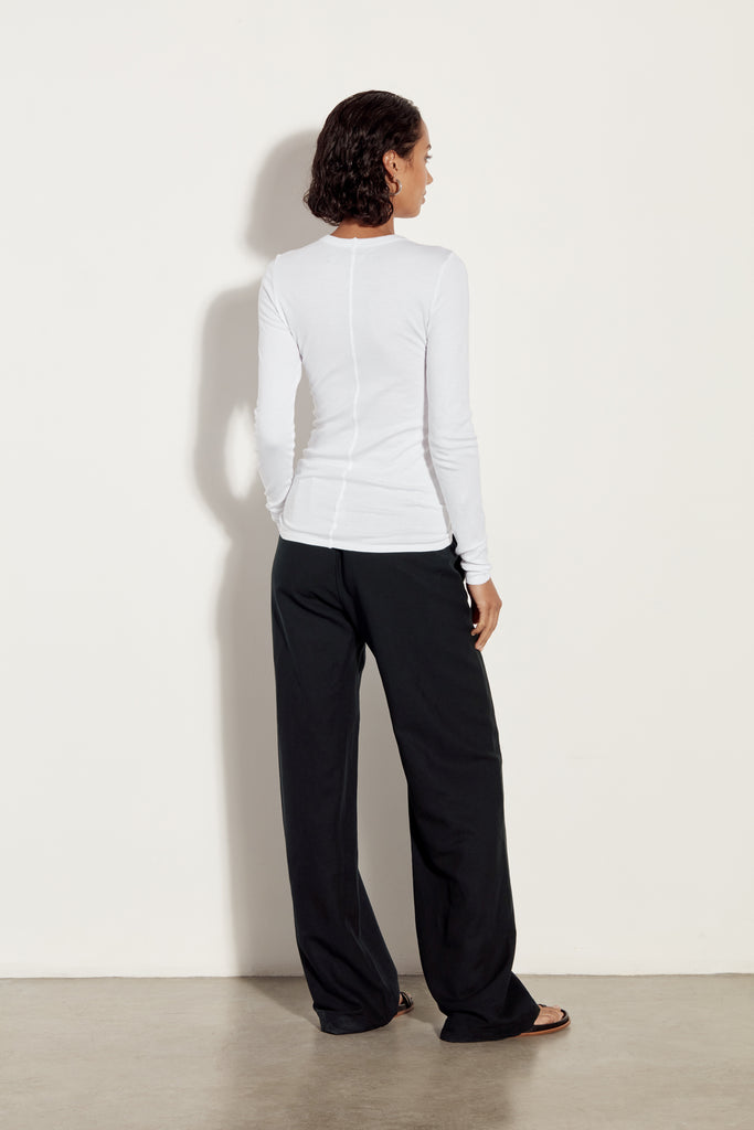PANTS/SHORTS TWILL EVERYWHERE PANT IN BLACK Enza Costa
