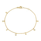 JEWELRY BNJA81820-BL-YG STAR BR, 0.09TW, 14KYG Riberra