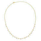 JEWELRY 23 Diamond Dangle Necklace in Yellow Gold Riberra