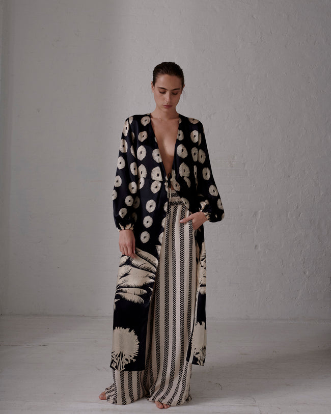 Dresses Juan De Dios Tertulia Silk Maxi Dress in TERTULIA SILK MAXI DRESS Juan De Dios