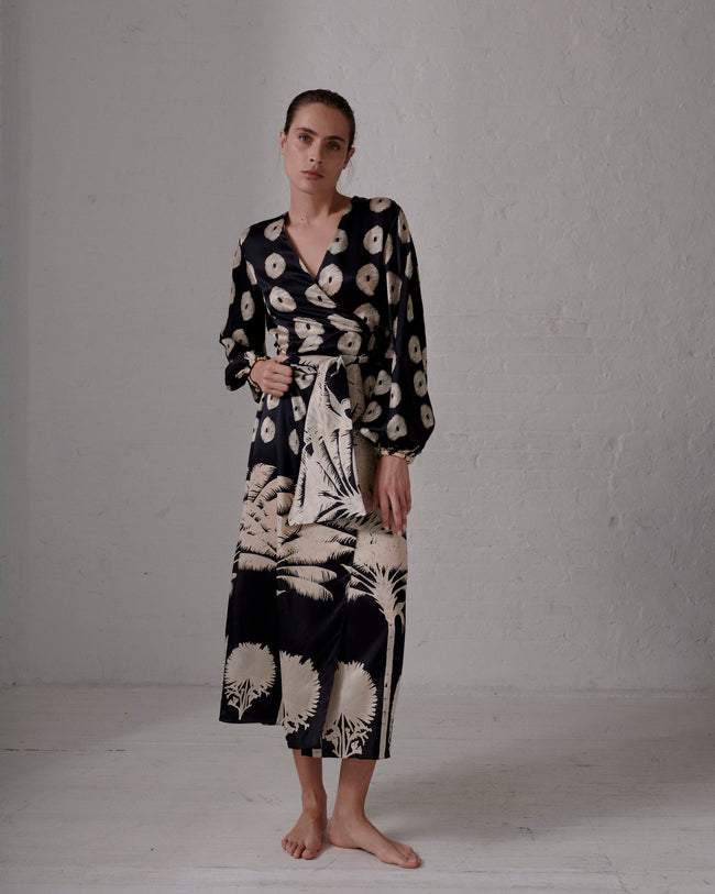 Dresses Juan De Dios Tertulia Silk Maxi Dress in TERTULIA SILK MAXI DRESS Juan De Dios