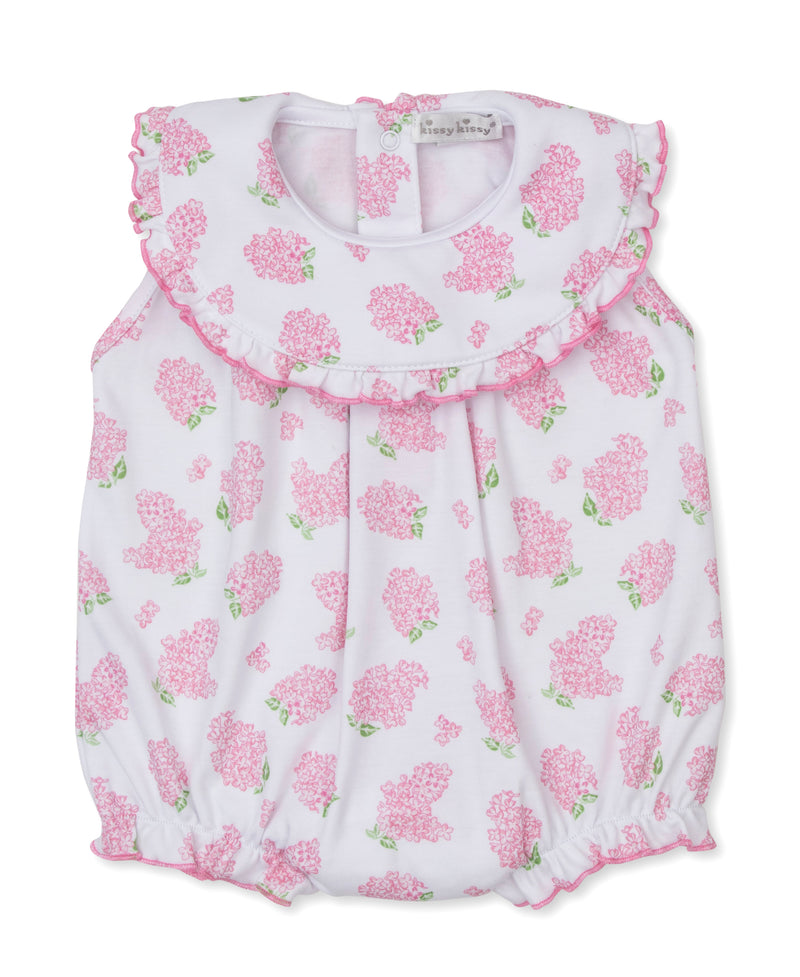 CHILDREN'S APPAREL Baby Bubble Onesie in Pink Lilac Kissy Kissy