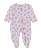CHILDREN'S APPAREL Baby Zip Onesie in Pink Lilac Kissy Kissy