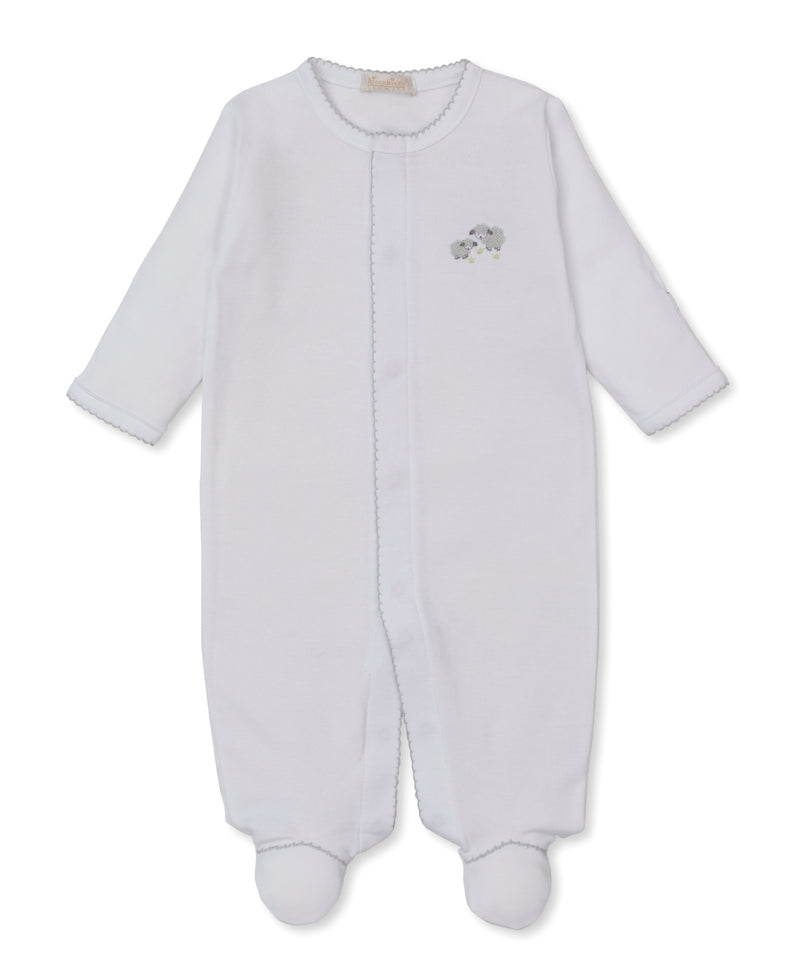 CHILDREN'S APPAREL Baby Sweet Sheep Onesie in White Kissy Kissy