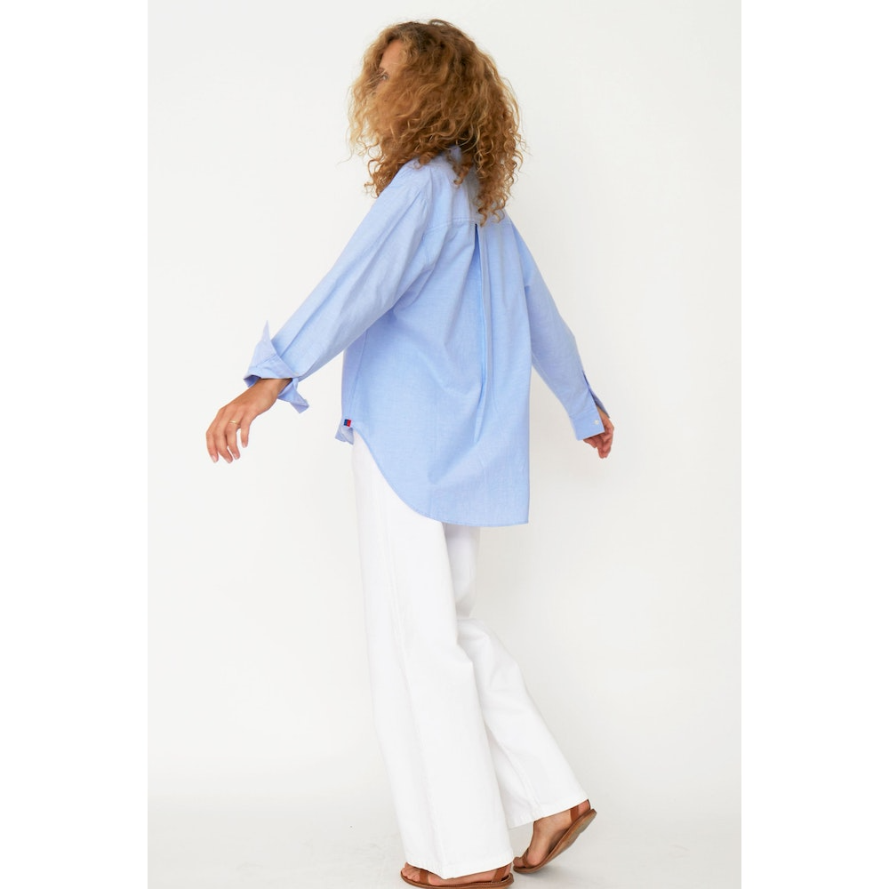 Tops Kule Oxford Button Down in Blue Kule