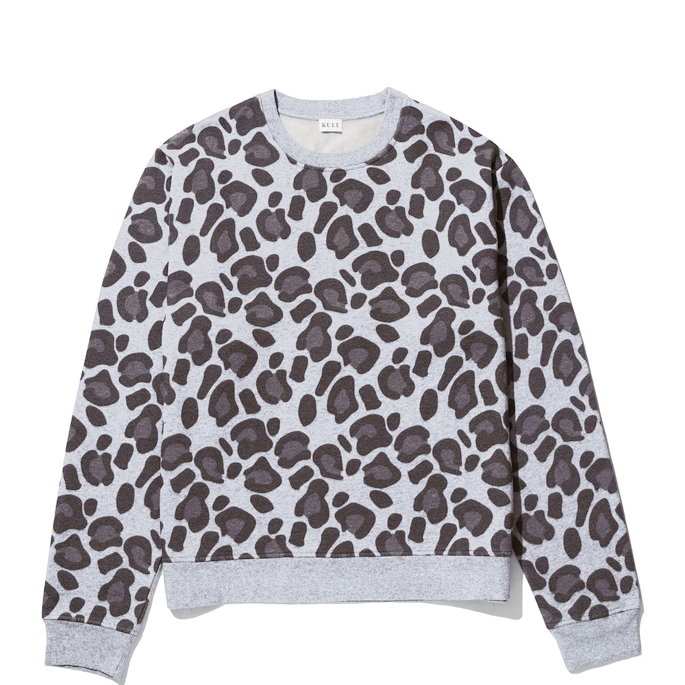 American eagle leopard sweatshirt online