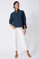 BLOUSES/SHIRTS/TOPS Avi Shirt in Summer Navy Kal Rieman