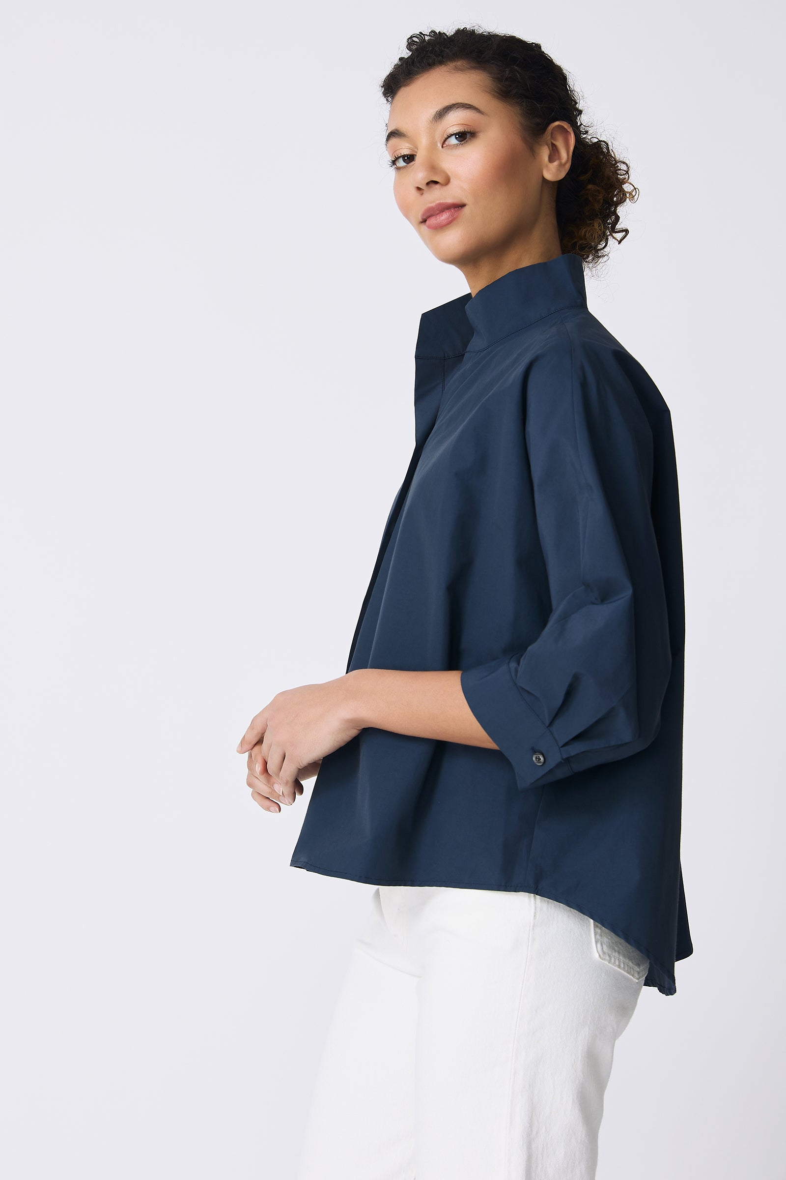BLOUSES/SHIRTS/TOPS Avi Shirt in Summer Navy Kal Rieman