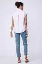 BLOUSES/SHIRTS/TOPS Candice Double Collar Shirt in Pink Oxford Kal Rieman