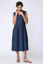 DRESSES/JUMPSUITS Demi Dress in Summer Navy Kal Rieman