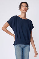 TEES/TANKS DONNA PLEAT HEM TEE Kal Rieman