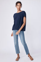 TEES/TANKS DONNA PLEAT HEM TEE Kal Rieman