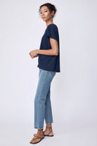 TEES/TANKS DONNA PLEAT HEM TEE Kal Rieman