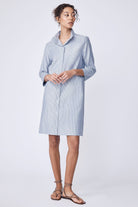 DRESSES/JUMPSUITS Greta Dress in Harbor Stripe Kal Rieman