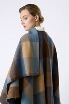 COATS/JACKET Montana Poncho in Autumn Check Kal Rieman