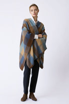 COATS/JACKET Montana Poncho in Autumn Check Kal Rieman