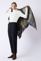 COATS/JACKET Montana Poncho in Autumn Check Kal Rieman