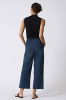 PANTS/SHORTS Split Hem Capri in Summer Navy Kal Rieman