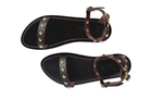 SHOES Laura Moka Sandal in Brown K. Jacques
