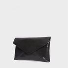 HANDBAGS Valentina Clutch in Black Lizard Lemiz