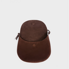 HANDBAGS Juliette Shoulder Bag in Chocolate Suede Lemiz