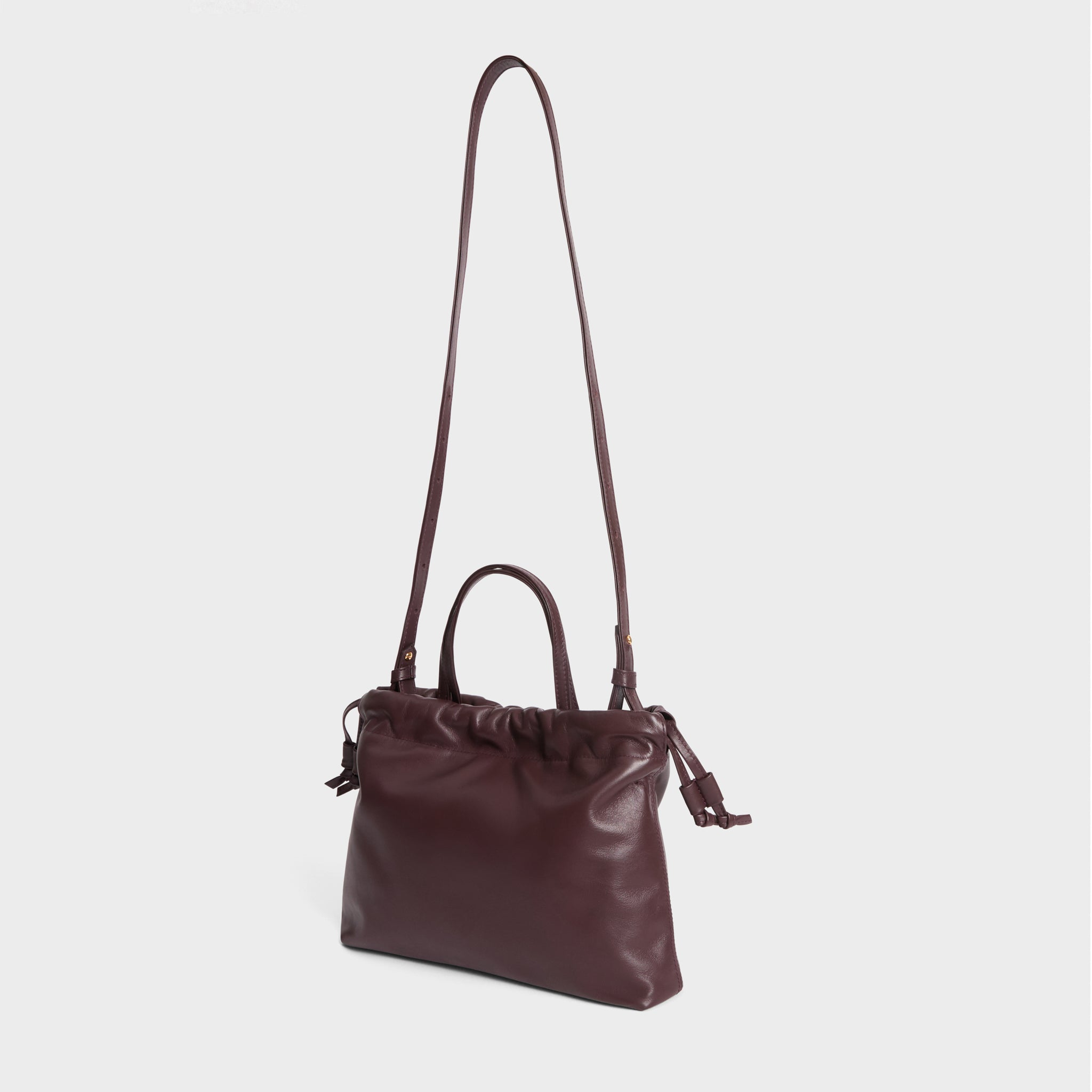HANDBAGS Mini Asisi Tote in Brordeaux Lemiz